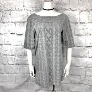 LAST CHANCE Juicy Couture Chain Braid Velour Dress